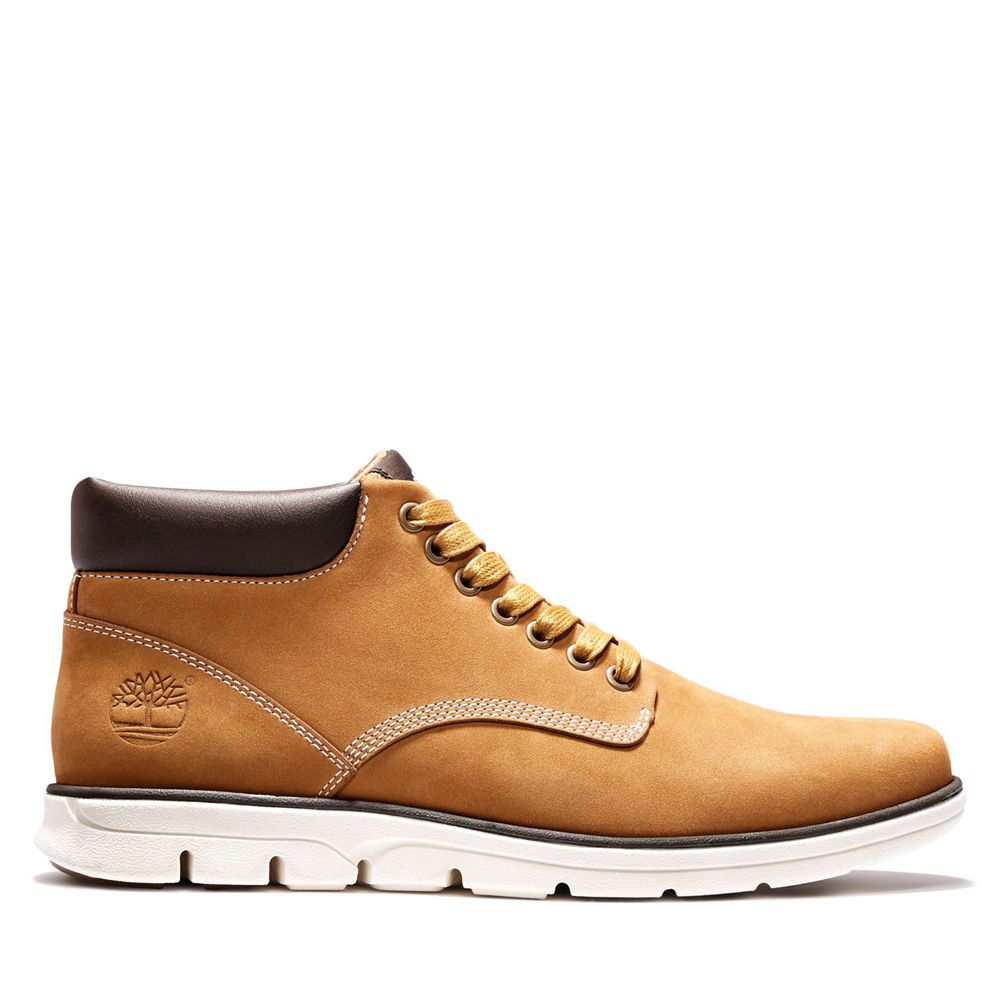 Botas Chukka Masculino - Timberland Bradstreet Couro Sneaker - CTERB1475 - Marrom